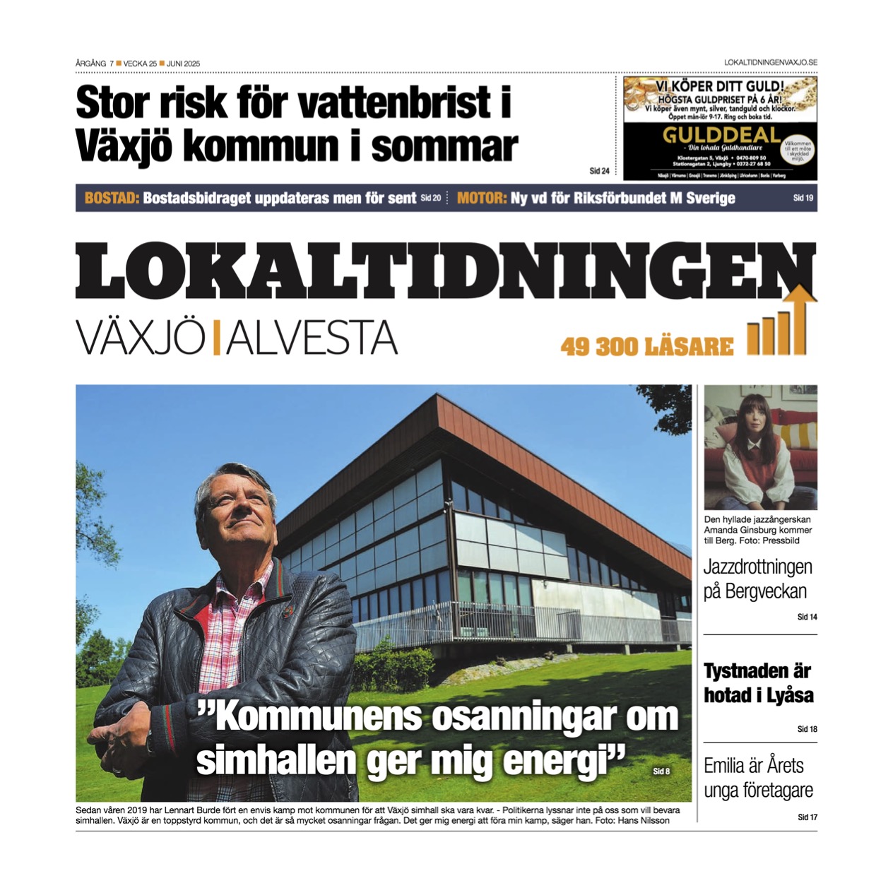 Lokaltidningen 250621_LB_framsida